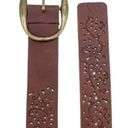 Coldwater Creek  Belt Boho Studded Leather Belt Women’s Size Medium Photo 5