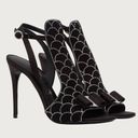 Salvatore Ferragamo  Lascari Sandals- Nero (Black) Fabric, US 7.5 Photo 1