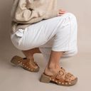 Kelsi Dagger  Jolt Tan Clog Sandals NWOT in Size 6 Photo 0