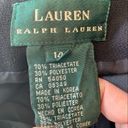 Ralph Lauren Lauren  Black Pants Side Zip 14 Plus Preppy Classic Work Business Photo 3