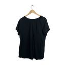 Woolrich  Women’s Classic Cotton Pocket Crewneck Tee in Black Size XXL Photo 7