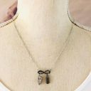 infinity symbol owl & initial “B” charm slider 750 chain necklace Photo 0