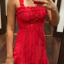 Blue Blush Red Dress Photo 0