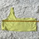 Good American  Women’s Scuba Hot Shoulder bikini top in key lime001 size 7 Photo 5