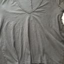 Treasure & Bond Nordstrom  Black V-Neck Short Sleeve Swing A-Line Top Womens Sz M Photo 3