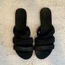 Rothy's Rothy’s Black Triple Band Sandals Size 8 Photo 1