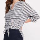 Lou & grey  for Loft houndstooth plaid button up shirt Photo 0