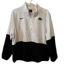 Nike  Women's Iowa Hawkeyes White Black 1/4 Zip Pullover Size XL Photo 0