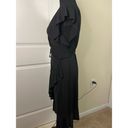 Banana Republic  Black Wrap Dress Size XS (SDR37) Photo 3