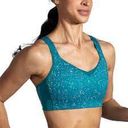 Brooks  Running Drive Convertible Run Bra Size 32 D Lagoon Speckle Print NWT NEW Photo 0