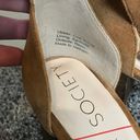 Sole Society  Montana Camel Suede Block Heels Photo 1