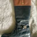 Bandolino  Two Toned Boots in Black and Brown Photo 6