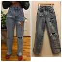 Pretty Little Thing Pretty Little Things Distressed High Rise Split Hem Jean Size 2 See Description Photo 12