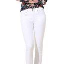 Loft Skinny Crop Jeans Chewed Hem White 29/8 Photo 0