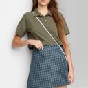 Wild Fable Pleated Plaid Mini Wrap Skirt Buckle Preloved Y2K Fashion SZ S Photo 9