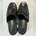 Brighton  Darma Tassel Mule Loafer Black & Brown in EUC. Size 8 Photo 1