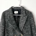 Isabel Marant  Overton Boucle Wool Longline Double Breasted Coat in Gray Sz 10 US Photo 5