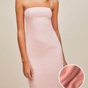 Fame and Partners  Minimalist Shift Dress in Light Nude Photo 0