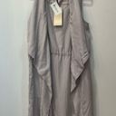 Eliane Rose NWT  Women’s Waterfall Open Front Cardigan Duster Tencel Gray Size XS Photo 4