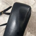 Gucci  Leather Shoulder Bag, in Deep Navy with Gold Tone Photo 6