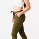 Zyia  Unwind Olive Green Drawstring Stretch Waist Joggers Athleisure Plus XXXL Photo 22