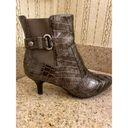 Anne Klein  size 5 womens alligator skin booties Photo 4