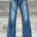 Big star Liv Bootcut Blue Jeans Womens 24 (27.5X32) Low Rise Acid Wash Photo 0