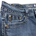 Miss Me  JES637P Capri Jean Womens Size 30 Embellished Silver Rhinestones Photo 4