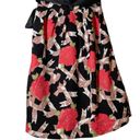 Downeast  Black Floral Skirt XXS Cottagecore Colorful Photo 1