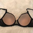 Natori  black lace bra geometric pattern 32C Photo 7