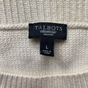 Talbots White Knit Sweater Photo 2