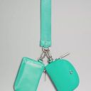 Lululemon  Paradise Green / Vapor Dual Pouch Wristlet Photo 0