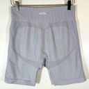 AYBL NEW  motion seamless cycling shorts in ice blue high waist stretch grey XL Photo 2