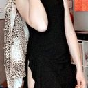 Boston Proper SLEEK BLACK DRESS WITH SLIT Photo 0