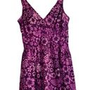 Maxine of Hollywood Maxine Skirted Swimsuit Bathing Suit Dress Padded One Piece Purple Floral 18 XL Photo 0