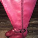 Comfortview  Burgundy Plus Size Wide Knee High Boots Size 11W Photo 3