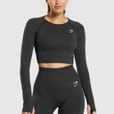 Gymshark Long-sleeve Black Workout Top Photo 0