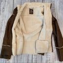 prAna  Esme Faux Leather Sherpa Lined Jacket. Size Large Photo 5