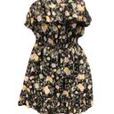 Luxe Apothetique , Floral, black, pink, yellow, green, Small, Strapless Dress Photo 0