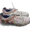 FootJoy  Empower Paint Splatter Rainbow Spikeless Golf Shoes White Size 6.5M Photo 0
