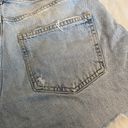 ZARA Ripped Denim Shorts Photo 4