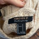 Forever 21 Tan  Cable Knit Sweater Photo 3