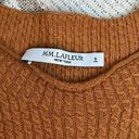 MM.LaFleur M.M. Lafleur short sleeve orange sweater Photo 1