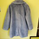 BCBGMAXAZRIA BCBG Faux Fur Coat Jacket Lavender Very Thick Medium Photo 3