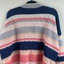 360 Cashmere  striped multi color sweater cardigan size small Photo 8