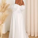 Lulus NWOT White Bustier Off-The-Shoulder Gown Size XS MSRP $128 Photo 2