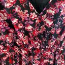 Isabel Maternity  size Large Floral Rouched Large Blouse Photo 3