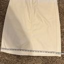 ZARA  White Denim Mini Skirt Medium Photo 3