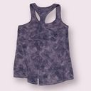 Xersion purple leaf pattern workout tank Photo 3