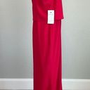 Laundry by Shelli Segal  Women's Formal Dress Size 12 Red Beaded Strap Long Gown Photo 4